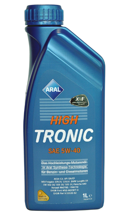 Aral HighTronic 5W40 - Protecție maximă motor