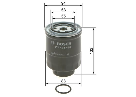 Filtru Combustibil BOSCH 1 457 434 438 - Protecție Motor