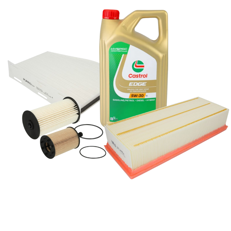 Pachet Schimb Ulei Castrol 5L+Filtre VAG TDI