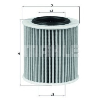 Filtru Ulei Mahle OX 834D - Protecție Motor Ford