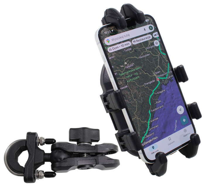 Suport telefon Power Force 8307 regtabil pe ghidon