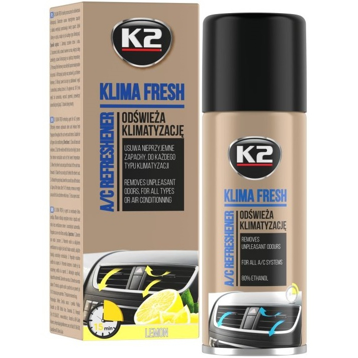 K2 Klima Fresh - Spray curățare AC, 150ml
