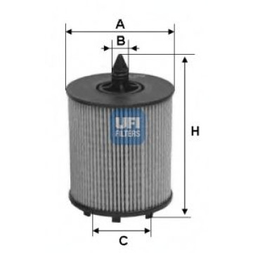 Filtru Ulei UFI 25.024.00 | Protecție Motor