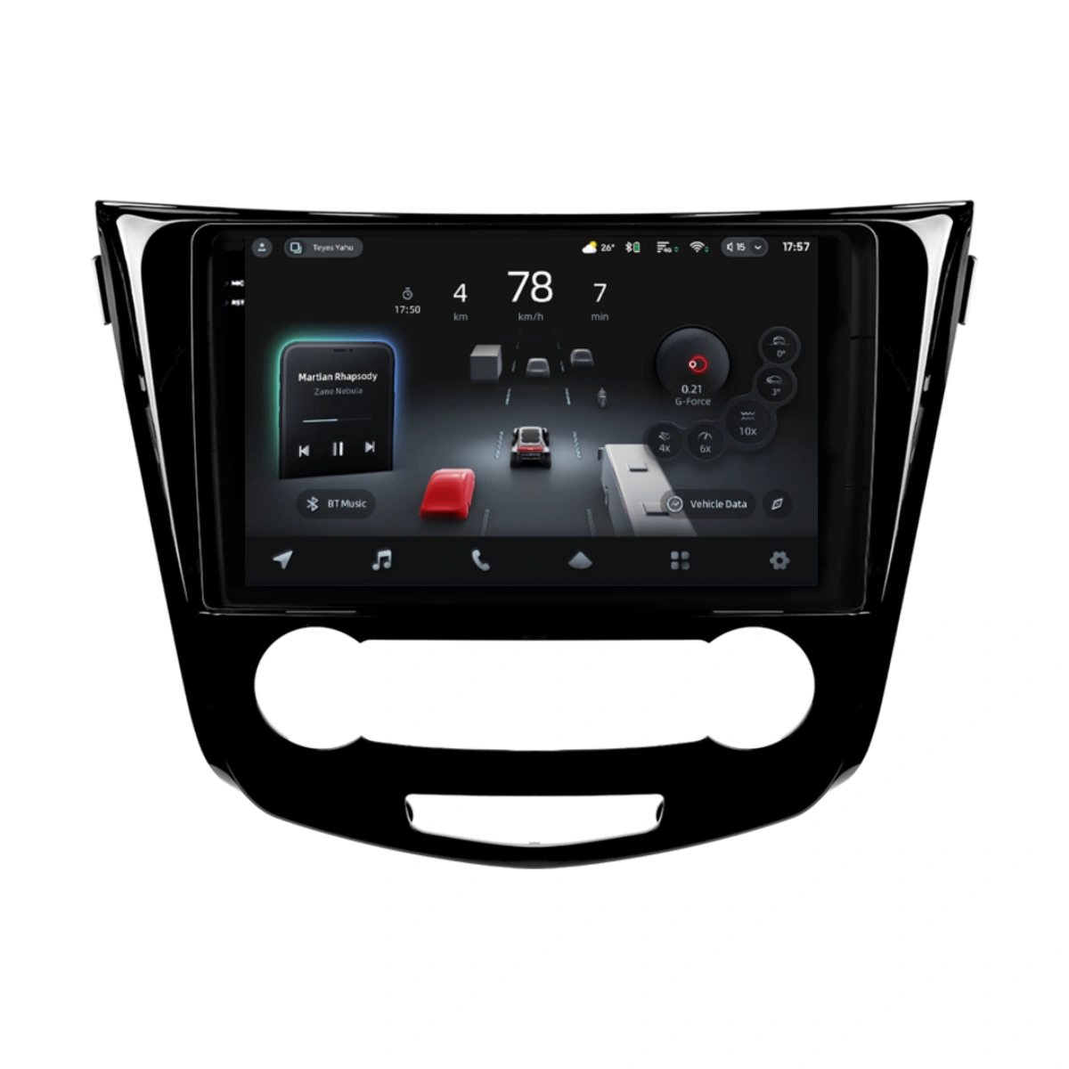 Teyes CC4 PRO Nissan Qashqai Navigație AI 5G