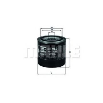 Filtru Ulei Mahle OC 269 - Protecție Motor