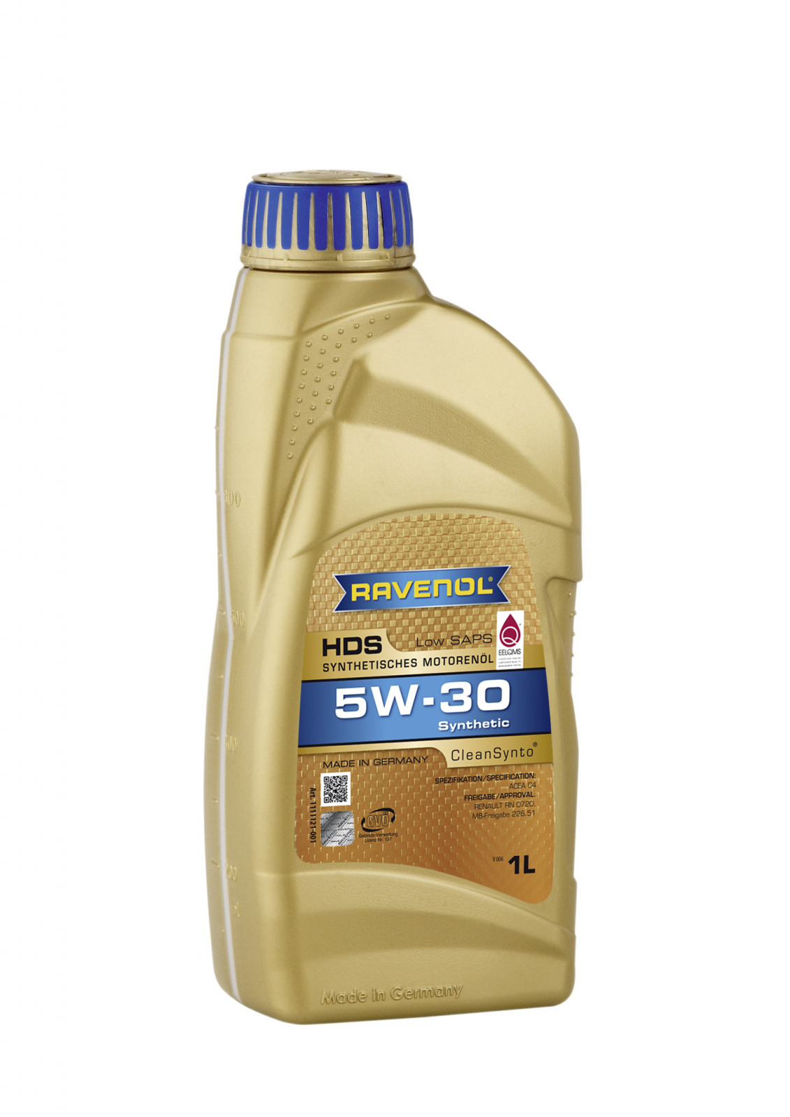 Ulei motor Ravenol HDS 5W-30 1L, sintetic Low SAPS diesel