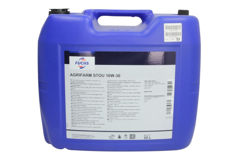 Fuchs Agrifarm STOU 10W30 - Ulei Multifuncțional 20L