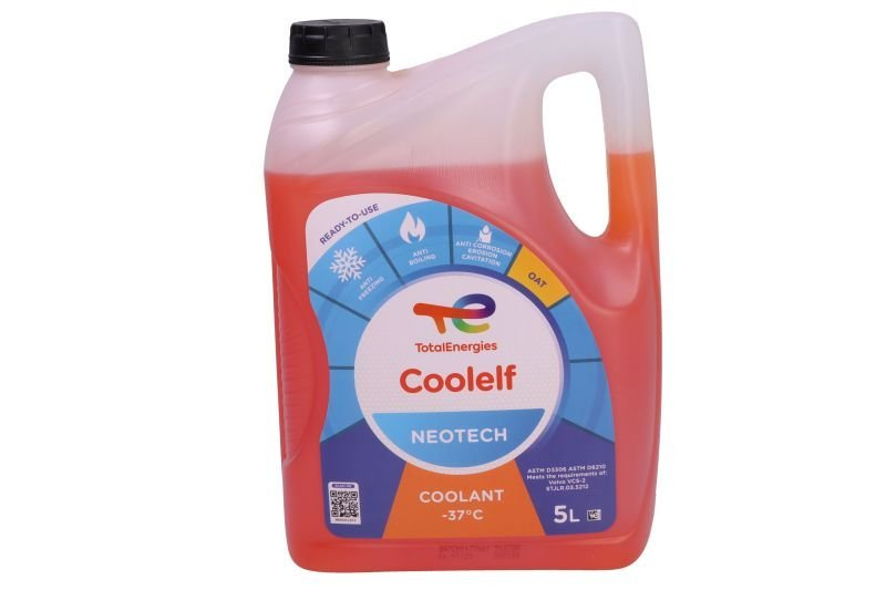 Antigel Total G12+ -37°C | 5L Coolelf Neotech