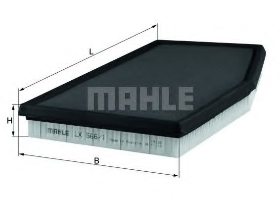 Filtru Aer Mahle LX 566 | Protecție Motor Porsche