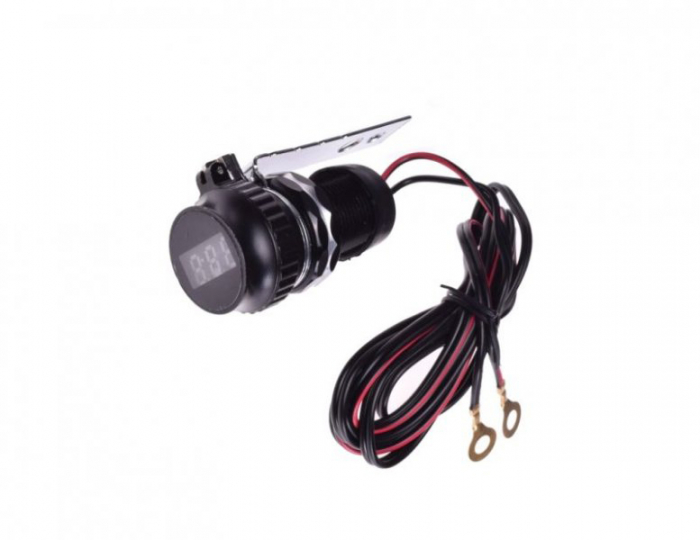 Priza Moto Wmx USB + Afisaj Voltaj