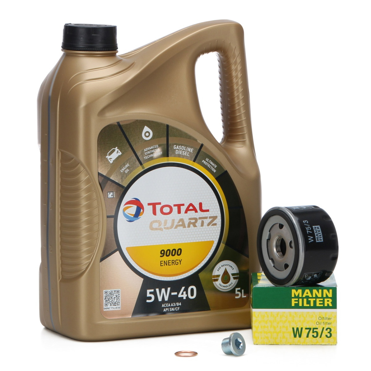 Pachet Revizie Total 5W-40 Ulei + Filtru - imagine 2