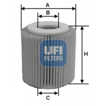 Filtru Ulei UFI 25.150.00 | Compatibil Toyota