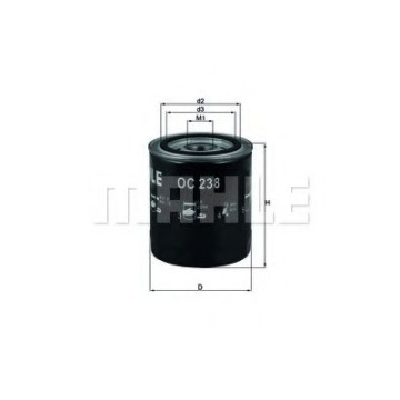 Filtru ulei MAHLE OC 238 Original Premium