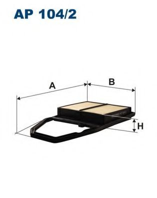 Filt AP104 2 - Filtru Aer Honda Premium