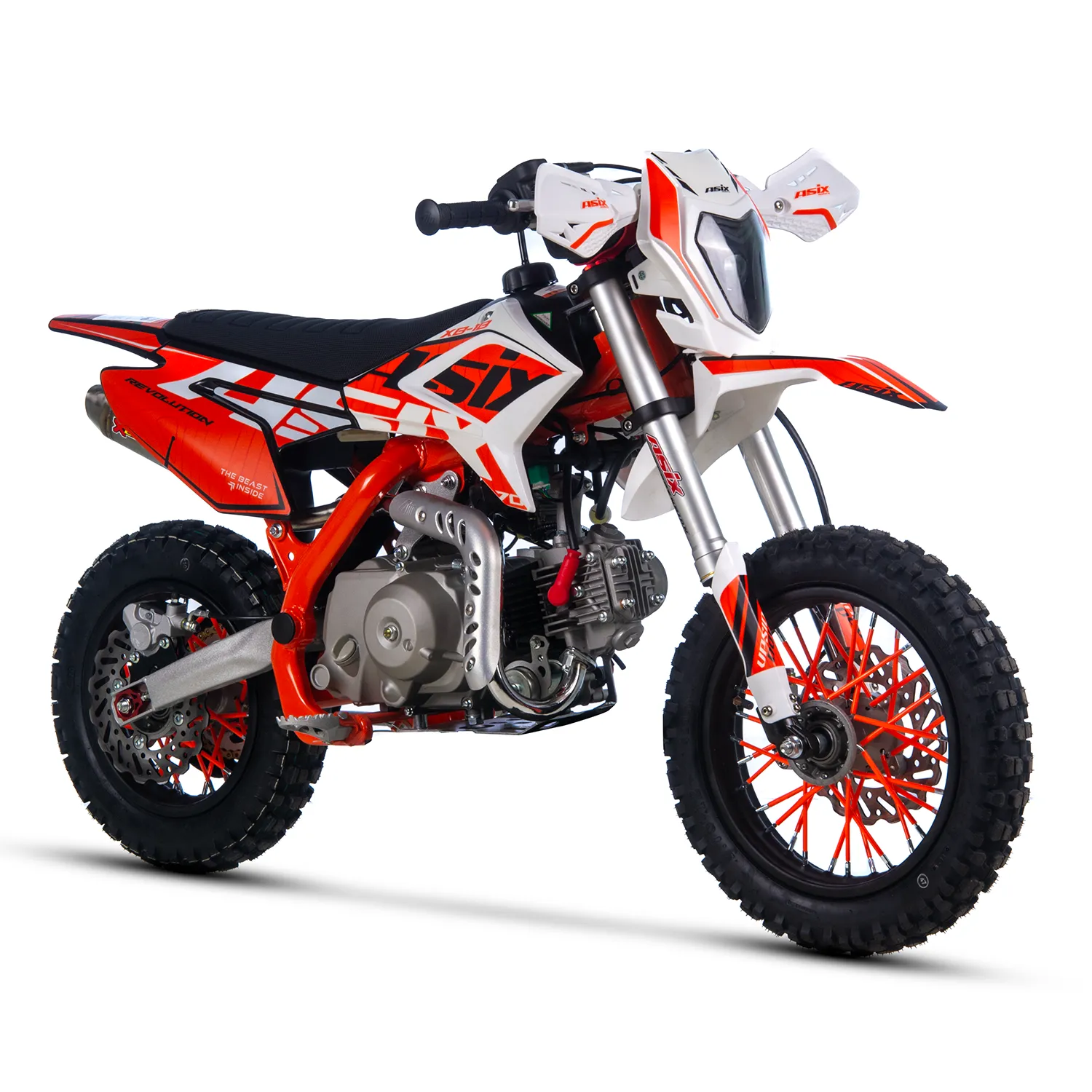 Asix XB18 70cc Enduro Cross - Ideal Copii 6-8 Ani - imagine 2