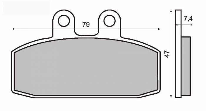 Placute Frana RMS Aprilia Scarabeo 500 IE
