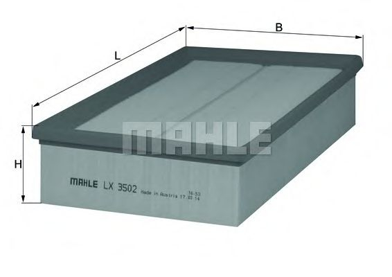 Filtru Aer MAHLE LX 3502 - Performanță Premium