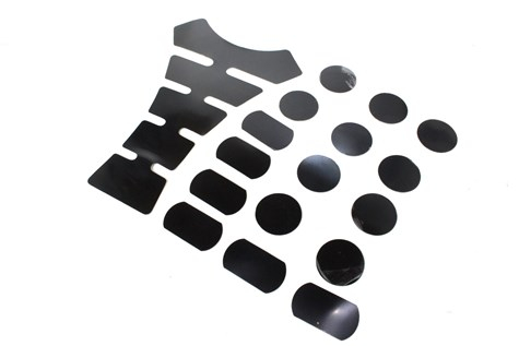Tank pad si stikere Roy, culoare neagra