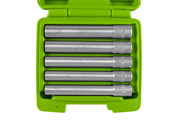 Set 5 Chei Tubulare Hexagonale Lungi 120mm 3/8 JBM