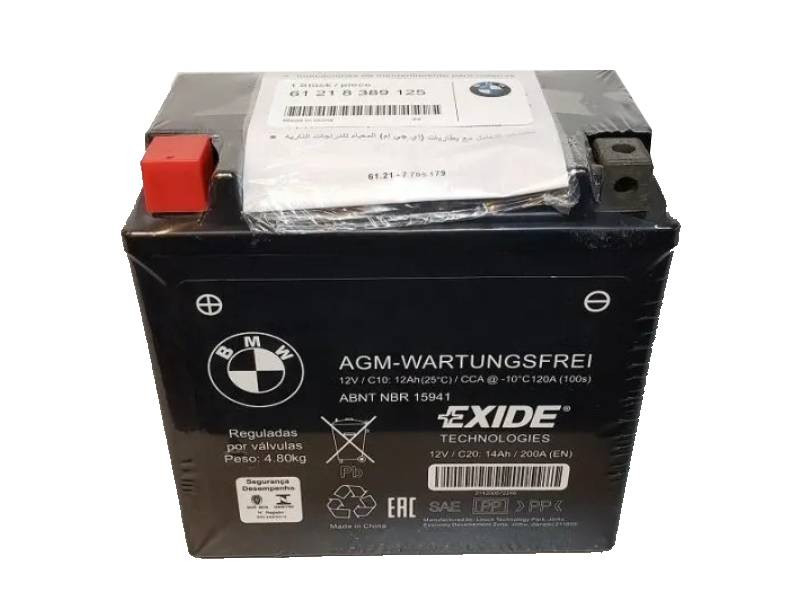 Baterie AGM EXIDE LTX14 pentru BMW R 1200 GS / R 1250 GS