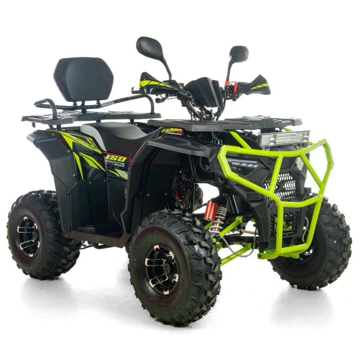 ATV XTR Pro Farmer 019 X1, 150cc, 9 CP, negru-lime