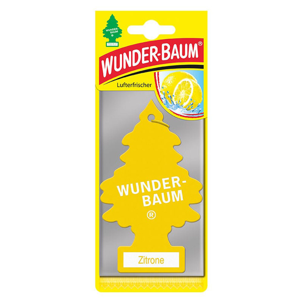 Odorizant auto Wunder-Baum ZITRONE, aromă de lămâie