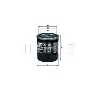 Filtru Ulei Mahle OC 115 - Protecție Originală