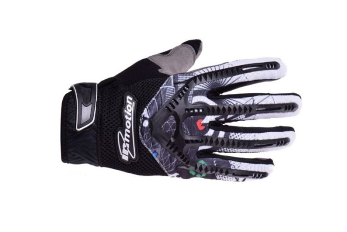 Manusi Enduro Inmotion Range Negru-Alb | Protecție Supremă