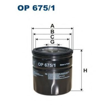 Filtru ulei FILTRON OP675 - Protecție motor