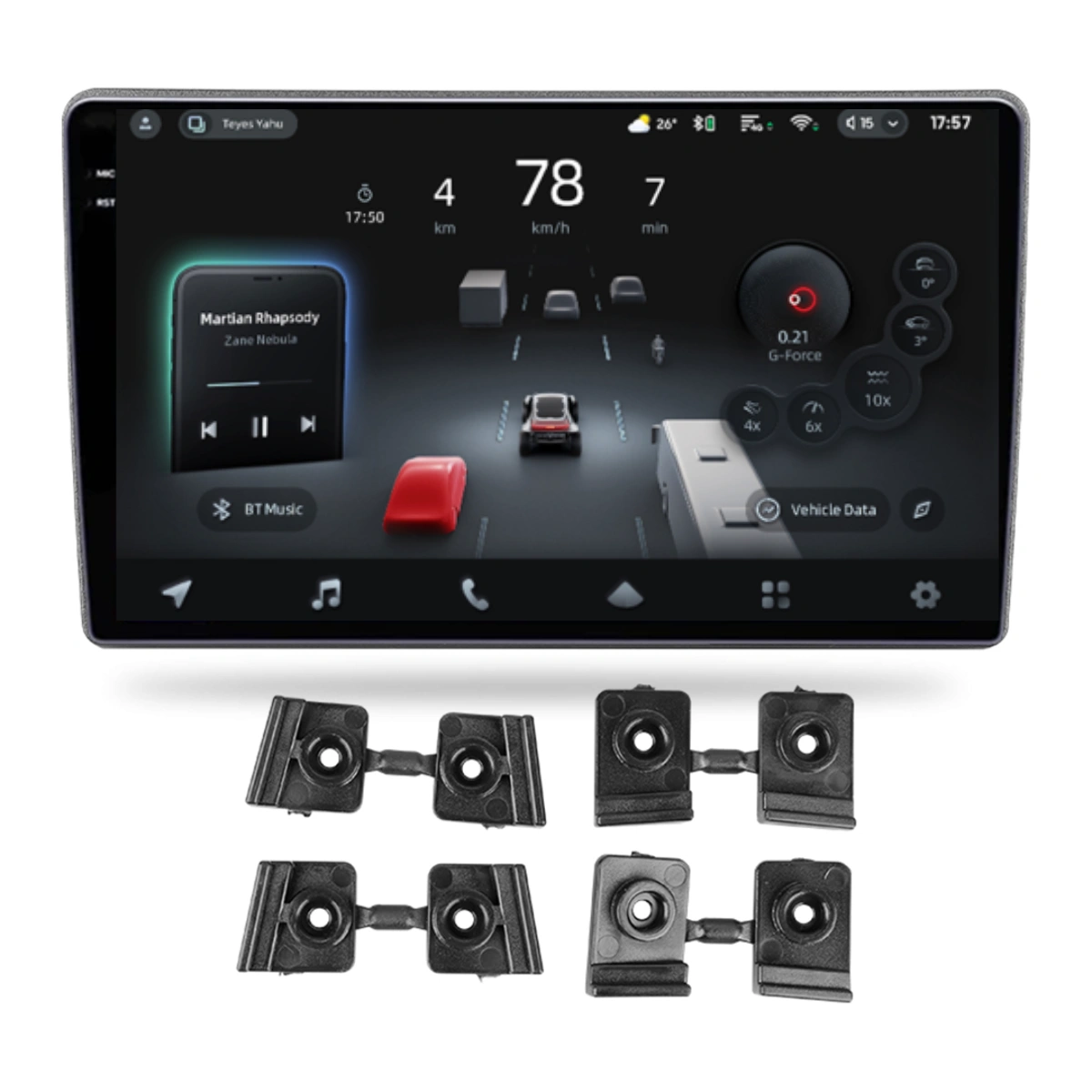 Teyes CC4 PRO Navigatie AI QLED Hyundai i40
