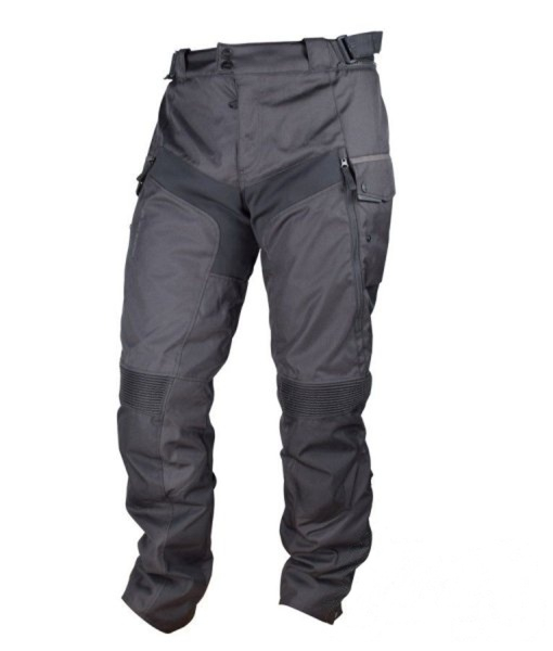 Pantaloni LS2 Man gri inchis XL, croiala scurtata